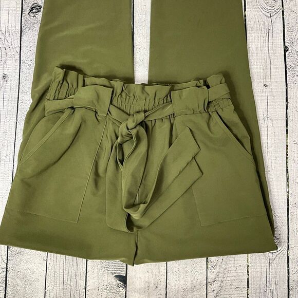 GRACE KARIN Paper Bag Tie Waist Pants - Picture 2 of 4